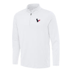 Houston Texans Antigua Reprocess Quarter-Zip Top - White outlet