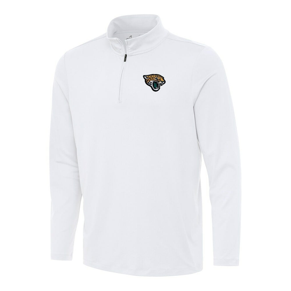 Jacksonville Jaguars Antigua Reprocess Quarter-Zip Top - White discount
