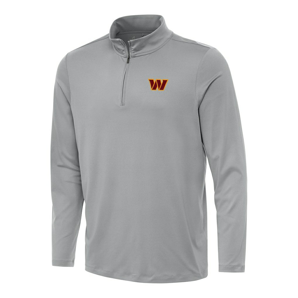 Washington Commanders Antigua Reprocess Quarter-Zip Top - Gray online