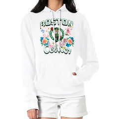 Boston Celtics G-III 4Her by Carl Banks Women's Flowers Team Logo Graphic Fleece Pullover Hoodie - White for sale