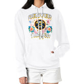 Denver Nuggets G-III 4Her by Carl Banks Women's Flowers Team Logo Graphic Fleece Pullover Hoodie sale - White online