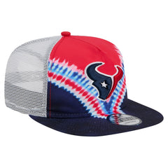 Houston Texans New Era Throwback Dye Golfer Snapback Hat - Red/Navy cheap