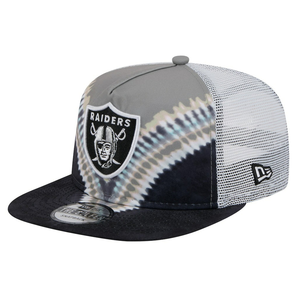Las Vegas Raiders New Era Throwback Dye Golfer Snapback Hat - Gray/Black discount
