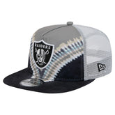 Las Vegas Raiders New Era Throwback Dye Golfer Snapback Hat - Gray/Black discount