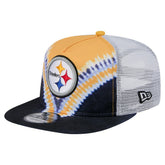 Pittsburgh Steelers New Era Throwback Dye Golfer Snapback Hat - Gold/Black outlet