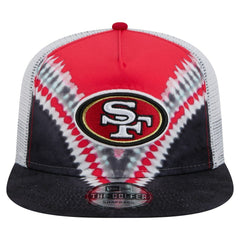 San Francisco 49ers New Era Throwback Dye Golfer Snapback Hat - Scarlet/Black outlet