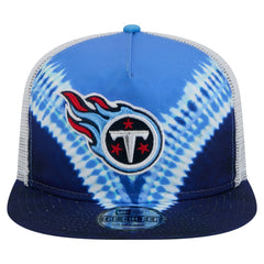 Tennessee Titans New Era Throwback Dye Golfer Snapback Hat - Light Blue/Navy for sale