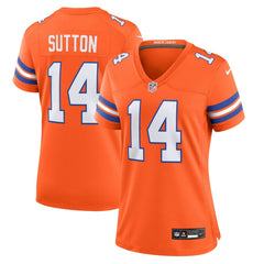 Courtland Sutton Denver Broncos Women's Mile High Collection 1977 Throwback Player Game Jersey - Orange | Nike discount