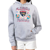 Florida Panthers G-III 4Her by Carl Banks Women's Flower Logo Pullover Hoodie Heather Gray