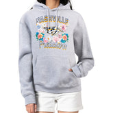 Nashville Predators G-III 4Her by Carl Banks Women's Flower Logo Pullover Hoodie Heather Gray