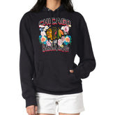 Chicago Blackhawks G-III 4Her by Carl Banks Women's Flower Logo Pullover Hoodie Black