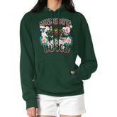 Minnesota Wild G-III 4Her by Carl Banks Women's Flower Logo Pullover Hoodie Green