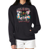 Minnesota Wild G-III 4Her by Carl Banks Women's Flower Logo Pullover Hoodie Black