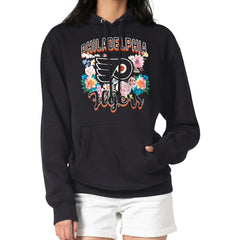 Philadelphia Flyers G-III 4Her by Carl Banks Women's Flower Logo Pullover Hoodie Black