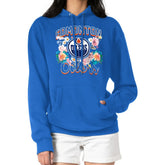 Edmonton Oilers G-III 4Her by Carl Banks Women's Flower Logo Pullover Hoodie Royal