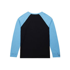 Utah Hockey Club Mitchell & Ness Legendary Slub Long Sleeve Raglan T-Shirt Black/Light Blue