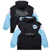 Utah Hockey Club Mitchell & Ness Retro Anorak Half-Zip Jacket Black