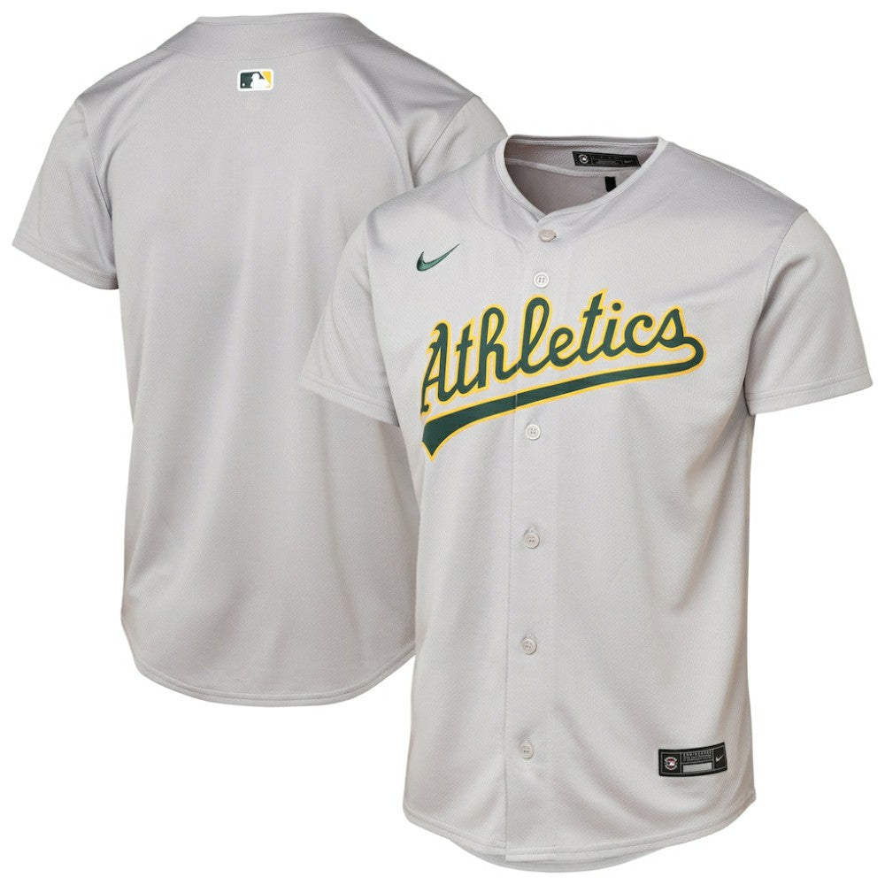 Athletics Youth Road Limited Jersey - Gray