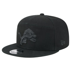 Detroit Lions New Era Adventure Canvas Split Panel 9FIFTY Snapback Hat - Black sale