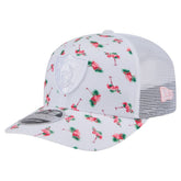 Las Vegas Raiders New Era Adventure Flamingo Pattern 9SEVENTY Stretch-Snap Hat - White discount