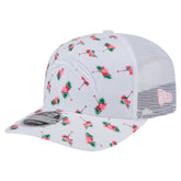 Los Angeles Chargers New Era Adventure Flamingo Pattern 9SEVENTY Stretch-Snap Hat - White discount