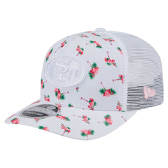San Francisco 49ers New Era Adventure Flamingo Pattern 9SEVENTY Stretch-Snap Hat - White sale