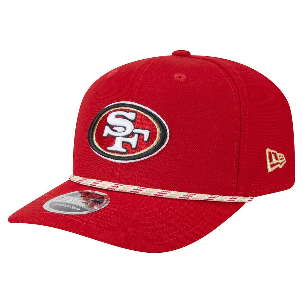 San Francisco 49ers New Era Gameday Multi Rope 9SEVENTY Stretch-Snap Hat - Scarlet for sale