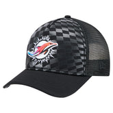 Miami Dolphins New Era Gradient 9FORTY Adjustable Hat - Black outlet