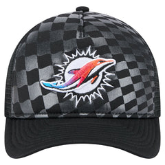 Miami Dolphins New Era Gradient 9FORTY Adjustable Hat - Black outlet