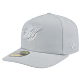 Miami Dolphins New Era Color Pack A-Frame 59FIFTY Fitted Hat - Gray for sale