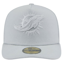 Miami Dolphins New Era Color Pack A-Frame 59FIFTY Fitted Hat - Gray for sale