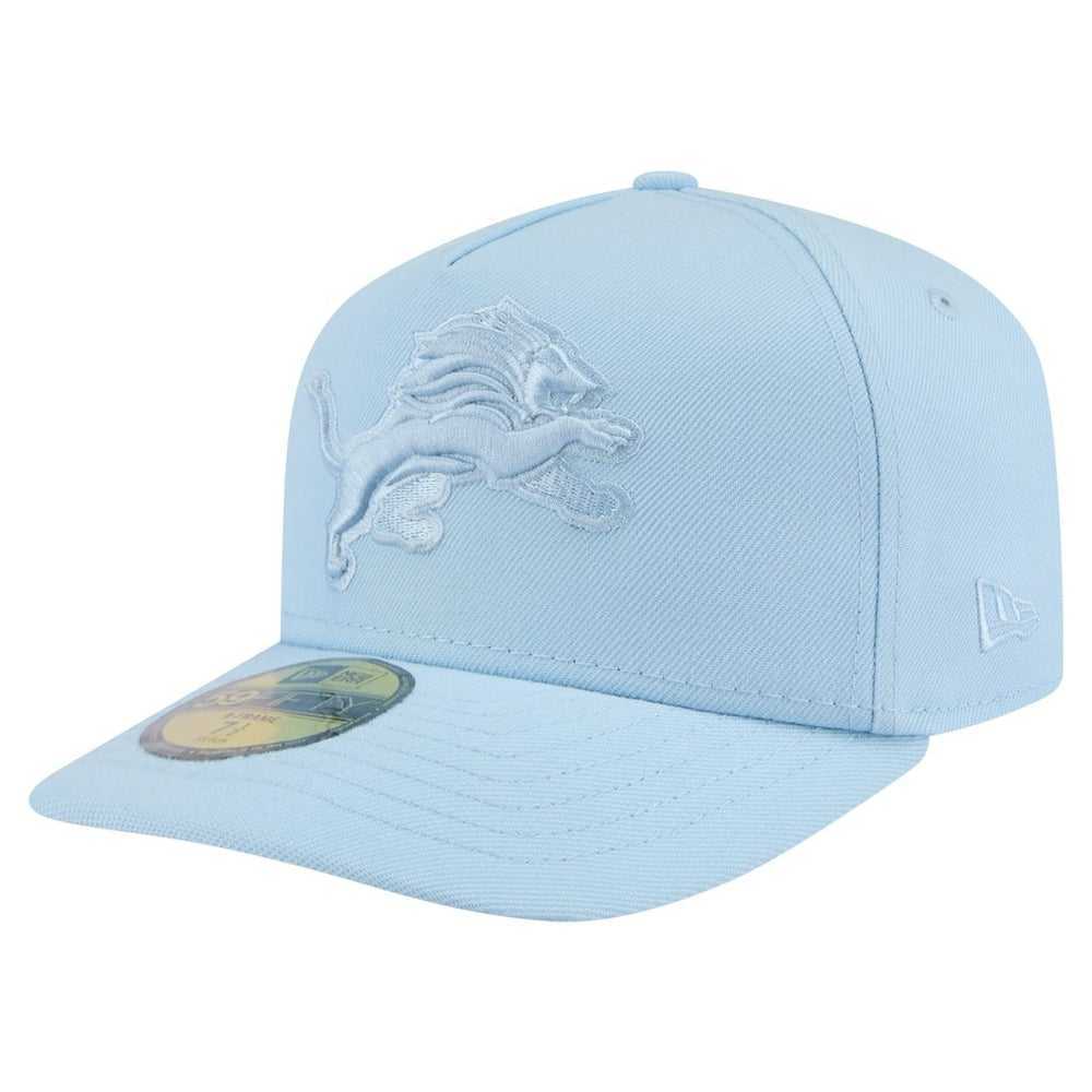 Detroit Lions New Era Color Pack A-Frame 59FIFTY Fitted Hat - Light Blue sale