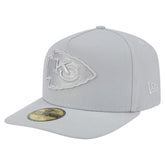 Kansas City Chiefs New Era Color Pack A-Frame 59FIFTY Fitted Hat - Gray for sale