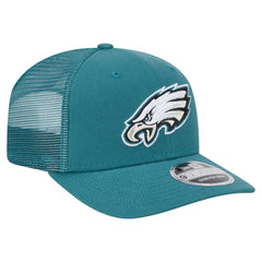 Philadelphia Eagles New Era Main Trucker 9SEVENTY Stretch-Snap Hat - Midnight Green online