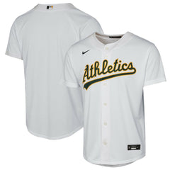 Athletics Youth Home Replica Jersey - White | Nike