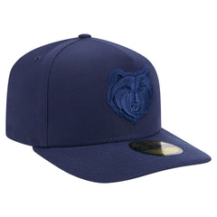 Memphis Grizzlies Colorpack A-Frame Pinch Front 59FIFTY Fitted Hat - Navy | New Era online