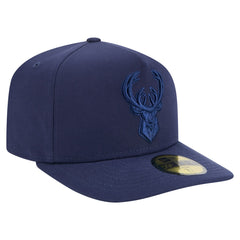 Milwaukee Bucks Colorpack A-Frame Pinch Front 59FIFTY Fitted Hat - Navy | New Era discount
