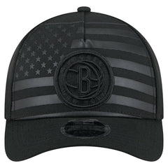 Brooklyn Nets Game Day Flag A-Frame 9FORTY Adjustable Hat - Black | New Era online
