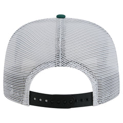 Milwaukee Bucks Throwback Dye Golfer Snapback Hat - Black/Hunter Green | New Era shop