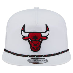 Chicago Bulls Performance Rope Golfer Adjustable Hat - White | New Era shop