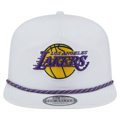 Los Angeles Lakers Performance Rope Golfer Adjustable Hat - White | New Era sale
