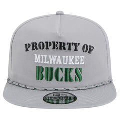 Milwaukee Bucks Throwback Property Of Golfer Snapback Hat - Gray | New Era online