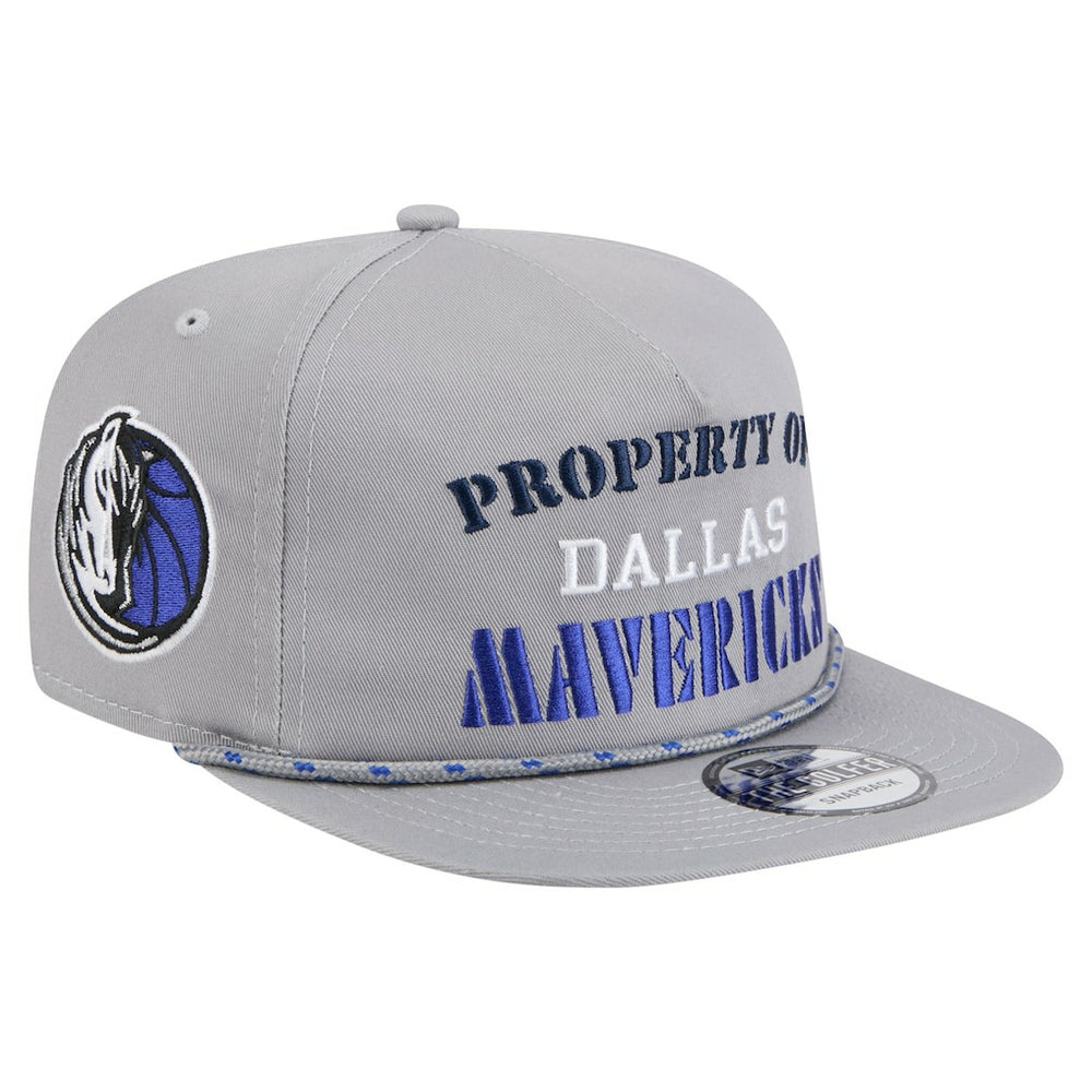 Dallas Mavericks Throwback Property Of Golfer Snapback Hat sale - Gray | New Era for sale