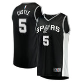 Stephon Castle San Antonio Spurs 2024 NBA Draft Fast Break Player Jersey - Icon Edition - Black | Fanatics on sale