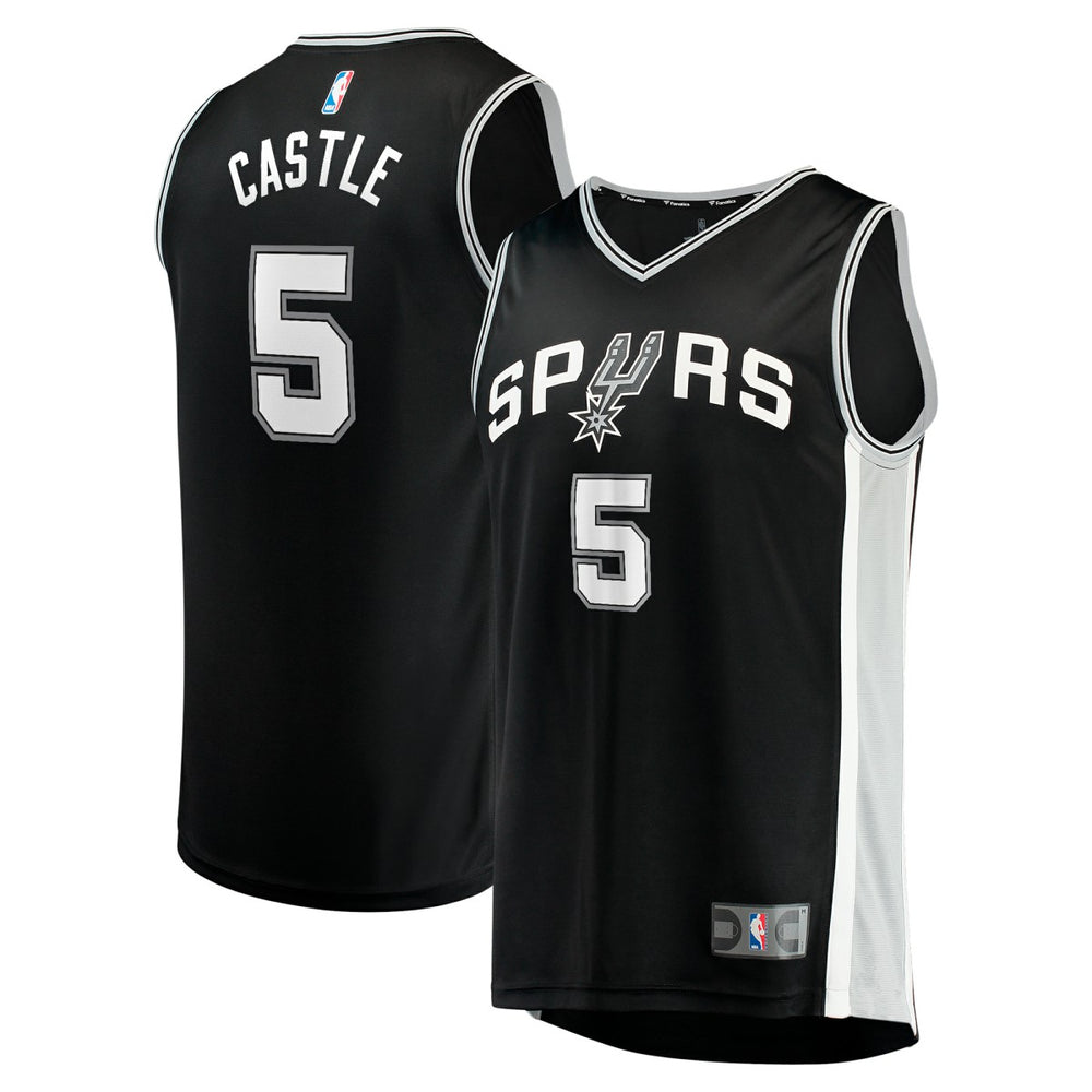 Stephon Castle San Antonio Spurs Youth 2024 NBA Draft Fast Break Player Jersey - Icon Edition - Black | Fanatics online