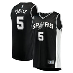 Stephon Castle San Antonio Spurs Youth 2024 NBA Draft Fast Break Player Jersey - Icon Edition - Black | Fanatics online