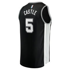 Stephon Castle San Antonio Spurs Youth 2024 NBA Draft Fast Break Player Jersey - Icon Edition - Black | Fanatics online