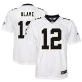 Chris Olave New Orleans Saints Youth Game Jersey - White | Nike on sale