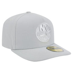 New York Islanders New Era Color Pack A-Frame 59FIFTY Fitted Hat Gray