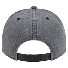 Los Angeles Kings New Era Throwback Washed A-Frame Pre-Curved 9FIFTY Snapback Hat Charcoal